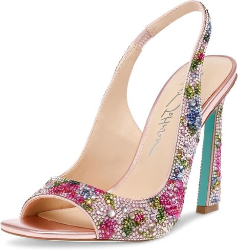 Betsey Johnson Women's Mina Peep-Toe Slingback Heeled Sandals in Saudi Arabia