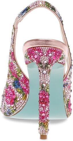 Betsey Johnson Women's Mina Peep-Toe Slingback Heeled Sandals in Saudi Arabia