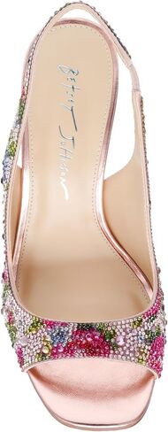 Betsey Johnson Women's Mina Peep-Toe Slingback Heeled Sandals in Saudi Arabia