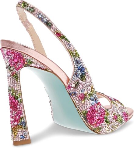 Betsey Johnson Women's Mina Peep-Toe Slingback Heeled Sandals in Saudi Arabia