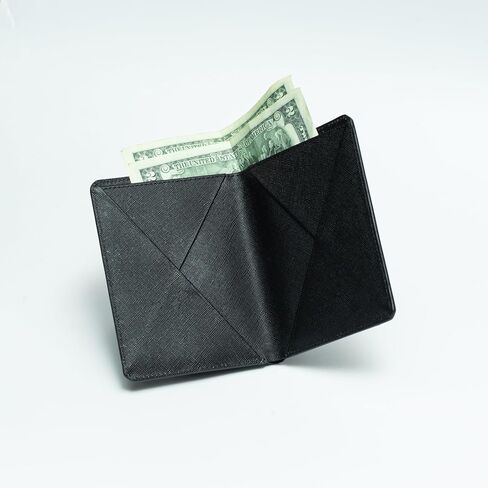 JENOSS Pilot Leather Travel Wallet, Passport Holder, Full Grain Saffiano Leather Cover Case with RFID Blocking for Men and Women, Handcrafted, Leather Bifold Quick Access Cash Slot Large Capacity in Saudi Arabia