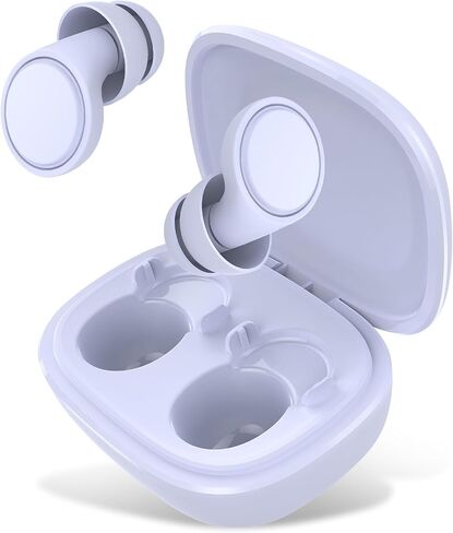 Ear Plugs for Sleeping Noise Cancelling - 35dB Reusable Ear Plugs with 7 Eartips and Carry Case - Flexible Hearing Protection - Replaceable Single/Double Eartips for Sleep, Focus, Travel, Work, Red in Kuwait
