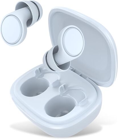 Ear Plugs for Sleeping Noise Cancelling - 35dB Reusable Ear Plugs with 7 Eartips and Carry Case - Flexible Hearing Protection - Replaceable Single/Double Eartips for Sleep, Focus, Travel, Work, Red in Kuwait
