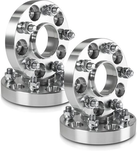 Customadeonly Forged 5x114.3 to 5x100 Wheel Adapters 15mm Hubcentric (4pcs, 67.1mm Hub Bore to 54.1mm Wheel Bore, M12x1.5 Studs) Compatible with Mazda, Mitsubishi, Hyundai in Saudi Arabia