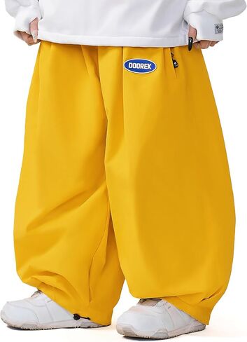 Womens Mens Baggy Snowboard Pants Winter Skiing Snowboards Pants Adult Waterproof Windproof Insulated Warm in Kuwait