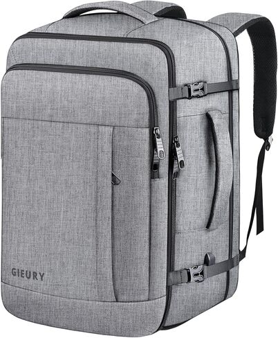 Travel Backpack, 30L Carry On Backpack, Flight Approved Personal Item Bag, Large Expandable Backpack for Men & Women, Luggage Backpack with Shoe Compartment, 15.6 Inch Laptop Backpack, Black in Saudi Arabia