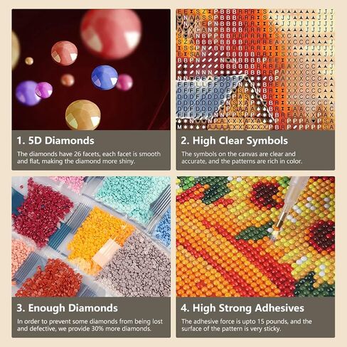 FHBUBPUP Fall Diamond Painting Kits for Adults, Pumpkin Halloween Diamond Art Kits, 5D DIY Full Drill Round Gem Art, Paint with Diamond Beads Craft Home Wall Decor 12x12 inch in Saudi Arabia