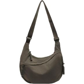 Crossbody Bag Nylon Crescent Women Lightweight Small Hobo Bag with 2 Pack Inner Dumpling Bag Adjustable Strap in Kuwait