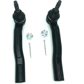 XCPMC Outer Tie Rod End 2 Pcs Left & Right｜Replacement For 2010-2015 Lexus Rx350 Rx450h 2008-2016 Toyota Highlander 2009-2015 Venza｜Replace OE#: ES800533 ES800534 Black