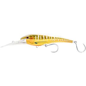 Nomad Design DTX Minnow 200 with Patented Autotune System - Distressed Baitfish Swimming Action, BKK Diablo