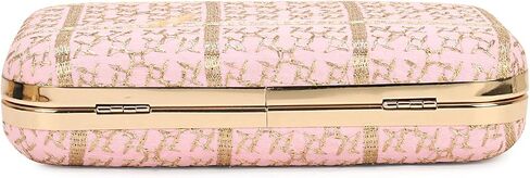 LONGING TO BUY Hand Crafted Designer Box Clutch For Women, Zari Embroidery Clutch For Women/Hand Clutch For Women in Saudi Arabia