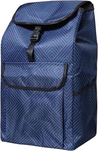 Replacement Bag for Shopping Cart - Waterproof Trolley Bags, 31L (Black) in Saudi Arabia