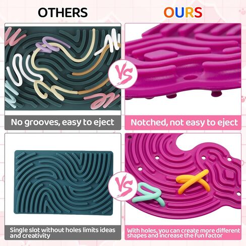Sensory Activity Board Sensory Toys for Kids with Autism Duble Sided Design Sensory Fidget Toys for 3+ & Adult Fine Motor Skill,Promotes Focushelp,Relieve ADHD,Anxiety,Stress,24 Strings (2 Pcs) in Saudi Arabia