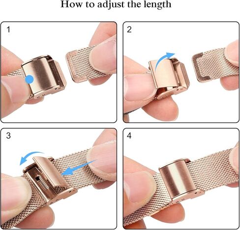 Compatible with Apple Watch Bands 41mm 38mm 40mm 42mm 44mm 45mm, Stainless Steel Metal Narrow Slim Thin Replacement Compatible for iWatch Series 9 8 7 6 5 4 3 2 1 SE Women, Rose Gold in Kuwait