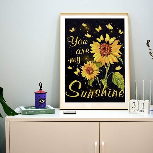 MVVMTOP 5D Diamond Painting Kits for Adults Highland Cow and Flower Diamond Art Kits, Full Drill DIY Crystal Rhinestone Paintings for Home Wall Decor, 12x16 Inches in Kuwait