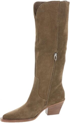 Dolce Vita Women's Raj Fashion Boot, DK Brown Suede, 6.5 in Saudi Arabia