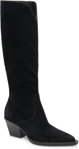 Dolce Vita Women's Raj Fashion Boot, DK Brown Suede, 6.5 in Saudi Arabia