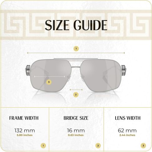 Versace VE2269 62MM Shield Sunglasses For Men + BUNDLE WIth Designer iWear Complimentary Eyewear Kit in Saudi Arabia
