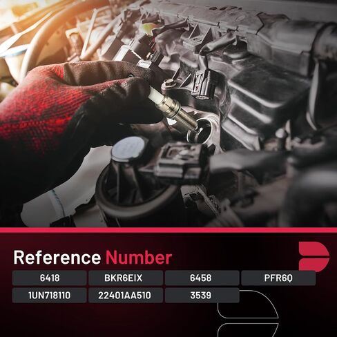 BDFHYK 1961 شمعات الإشعال البلاتينية إيريديوم المتوافقة مع Bugatti Veyron 16.4 Porsche Cayenne Audi Q7 VW Atlas Passat CC Passat Touareg 3.6L 8.0L V6 W16 لاستبدال ILZKR7A 101905622 مجموعة من 6 in Saudi Arabia