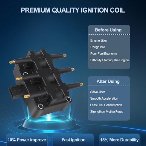 Ignition Coil Pack UF617 Replacement for Nissan 370Z Infiniti EX37 FX37 G37 M37 Q50 Q60 Q70 QX50 QX70 V6 3.7L 5.0L 5.6L Set of 6 in Kuwait