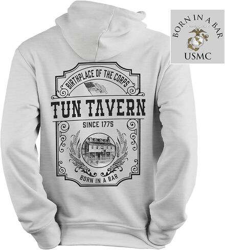 متجر الهدايا العسكرية مشاة البحرية تون تافيرن USMC هوديي - سترة ويسكي ليبل مشاة البحرية، in Kuwait