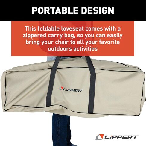 Lippert Sand Outdoor Folding Camping Pantry with Three Storage Shelves, 600D Polyester Fabric, Powder-Coated Steel Frame, Aluminum Slat Top, Collapsible Design - Dark Grey #2023053725 in Saudi Arabia