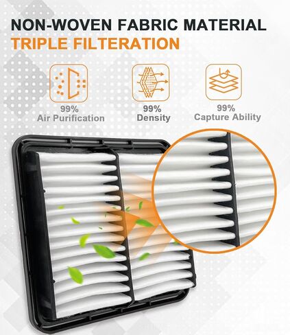 CA10677 Engine Air Filter, Replacement for RAV4 2.5L(Gas Only) 2013-2018 Camry(Hybrid) 2012-2017 Avalon(Hybrid) 2013-2018 LS460 2007-2017 ES300h 2013-2018 LS600h 2008-2016 HS250h in Kuwait
