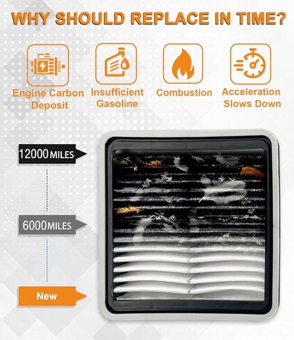 CA10677 Engine Air Filter, Replacement for RAV4 2.5L(Gas Only) 2013-2018 Camry(Hybrid) 2012-2017 Avalon(Hybrid) 2013-2018 LS460 2007-2017 ES300h 2013-2018 LS600h 2008-2016 HS250h in Kuwait