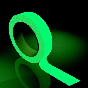 SWRT Neon Gaffer Cloth UV Fluorescent Tape for Party Supplies, 6 Rolls Multi-Color UV Blacklight Glow in The Dark Tape for Party Decoration, Dance Floors, UV Party (0.6 inch x 16.5 feet)