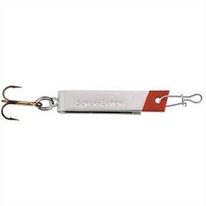 South Bend Sporting Goods 1-1/2 Super Duper Nickel/Red Head, 1-1/2""" (1303-503-0130)