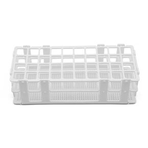 3 Pcs Plastic Test Tube Rack, 60 Holes with Hole Diameter 16mm, Detachable Lab Test Tube Racks Holder (Blue)