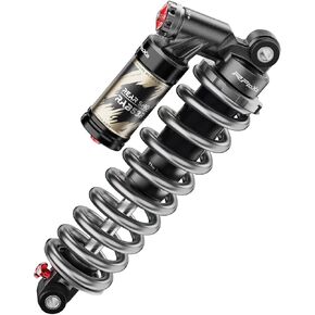 Bike Rear Shock MTB Rear Suspension with 265mm X 550lbs Coil Oil Air Suspension | Ideal for Mountain Bikes, DH Bikes, Electric Bicycle (265mm X 450lbs)
