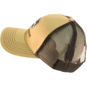 John Deere Twill Trucker Hat Mesh Baseball Cap-Olive-Os