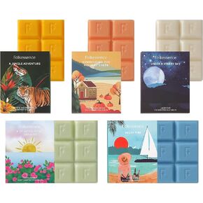Folkulture Wax Melts Wax Cubes Strong Scent, Set of 5 Scented Wax Melts (30pc), Candle Warmer Wax Melts or Candle Wax Melts, Soy Wax Melts for Warmer, Candle Melts, Pumpkin Wax Melts