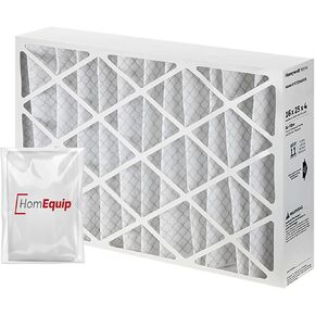 Honeywell 16x25x4 Furnace Filters, FC100A1029 Filter Replacement, Merv 11 Filter Media with Homequip Disposal Bag (2 Pack)