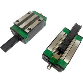 2Pcs HGW15 - CA Carriage Slider Block 15mm HGW15 CNC Square Linear Guide Rail Kit, High Assembly and Flange Slider for CNC Machine and DIY Project