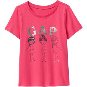 GAP Baby Girls' Brannan's Favorites Logo Long Sleeve Tee T-Shirt