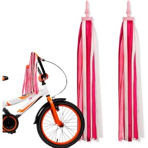 Pink Purple Bike Streamers 4th of July Bike Handle Tassels Holiday Bicycle Handle Streamer Bicycle Handlebar Ribbon Tassels for Bike Ornaments Memorial Day Decorations ﻿