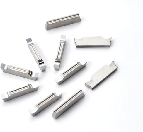 MGGN400 4mm Width Double End Carbide Inserts for Grooving and Parting Off Non-Ferrous Metals, 10Pcs in Saudi Arabia