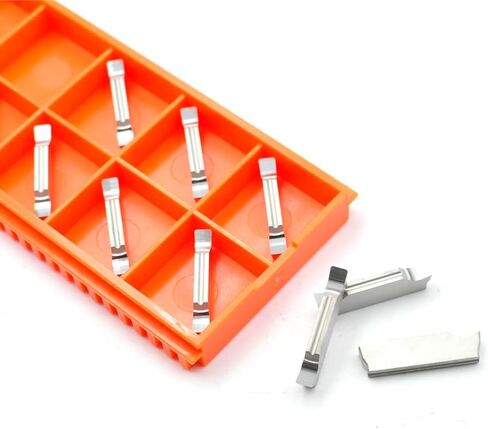 MGGN400 4mm Width Double End Carbide Inserts for Grooving and Parting Off Non-Ferrous Metals, 10Pcs in Saudi Arabia