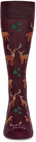 MeMoi Men's Avocado Bamboo Blend Funny Novelty Crew Sock in Saudi Arabia