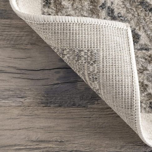 سجادة منطقة مبلطة تقليدية من nuLOOM مقاس 3x5 Becca، بيج، تصميم انتقالي باهت، مقاومة للبقع، لغرفة النوم، وغرفة الطعام، وغرفة المعيشة، والممر، والمكتب، والمطبخ، والمدخل in Kuwait