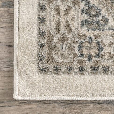 سجادة منطقة مبلطة تقليدية من nuLOOM مقاس 3x5 Becca، بيج، تصميم انتقالي باهت، مقاومة للبقع، لغرفة النوم، وغرفة الطعام، وغرفة المعيشة، والممر، والمكتب، والمطبخ، والمدخل in Kuwait