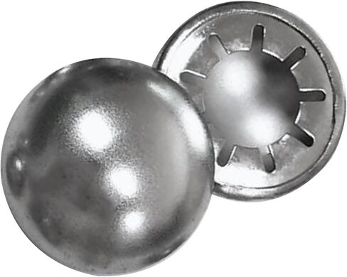 FDXGYH 4 Pcs Push On Pushnut Caps Spring Steel Pushnut Permanent Washer Caps Fits 1/2" in Diameter Axles for Hand Trucks, Rolling Bins, and Lawn Wagons in Saudi Arabia