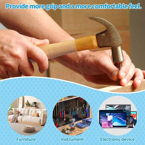 Rubber Grip Tape Kit, 92 Pieces Enhanced Friction Non Slip Adhesive Tape kit for Indoor & Outdoor Use - Customizable, Durable, Pre-Cut for Cup, Tool Handle, Game Controller, etc (2 Pack, Black) in Saudi Arabia