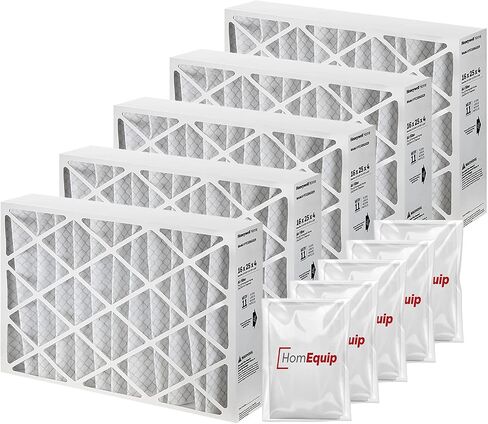 Honeywell 16x25x4 Furnace Filters, FC100A1029 Filter Replacement, Merv 11 Filter Media with Homequip Disposal Bag (2 Pack) in Saudi Arabia