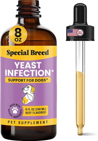 Yeast Infection Treatment for Dogs - Soothing Itch Relief, Ear Infection Treatment, Reduces Irritation & Inflammation, 2 oz in Saudi Arabia