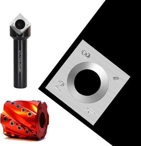 12mm Square Carbide Inserts Cutters Indexable Inserts 12 x12 x1.5 mm for Woodturning Lathe Tools Spiral Helical Planer Cutter Head Wood Planer Bit Trim Router Bit Woodworking Tools 10pcs in Saudi Arabia