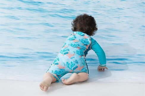 LIBREDGE Baby Boy Swimsuit UPF 50+ Sun Protection, Rash Guard Swimsuit Baby Beach Essentials, Toddler Swimsuit Boy in Saudi Arabia