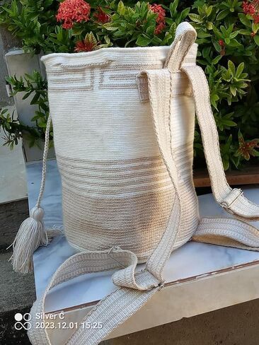Wayuu Mochila Multicolor Handbag, Ethnic Colombian Handbag, Crochet Bag, Unique Design in Saudi Arabia